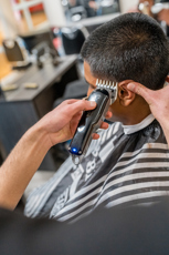 Haarstylist Heer Salonmanager Heer Student Wail Balasini Drenthe College Iris Sijbom Fotografie 2023 IR106148