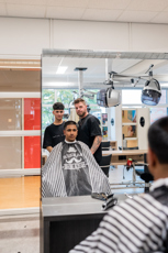 Haarstylist Heer Salonmanager Heer Student Wail Balasini Drenthe College Iris Sijbom Fotografie 2023 IR106209