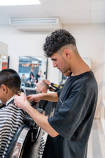 Haarstylist Heer Salonmanager Heer Student Wail Balasini Drenthe College Iris Sijbom Fotografie 2023 IR106141