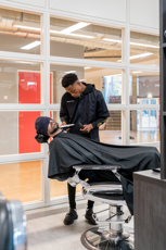 Haarstylist Heer Salonmanager Heer Student Muhammed Ndayisaba Drenthe College Iris Sijbom Fotografie 2023 IR106187